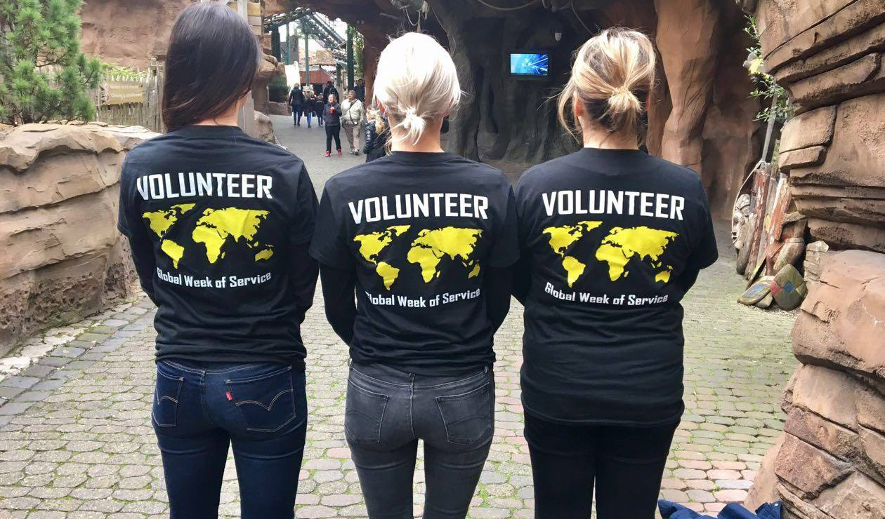 global week of service volunteers